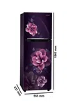 Samsung 253L Frost Free Double Door Refrigerator with Digital Inverter (RT40H28WNCPIM) image 2