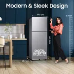 Samsung 253L Frost Free Double Door Refrigerator, Matt Doi Metal Finish (RT40H28WNQIM) image 2