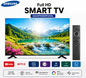 Samsung 43 Inch Full HD Smart TV with HDR10+ and Tizen OS (UA43F5500FUXXL)