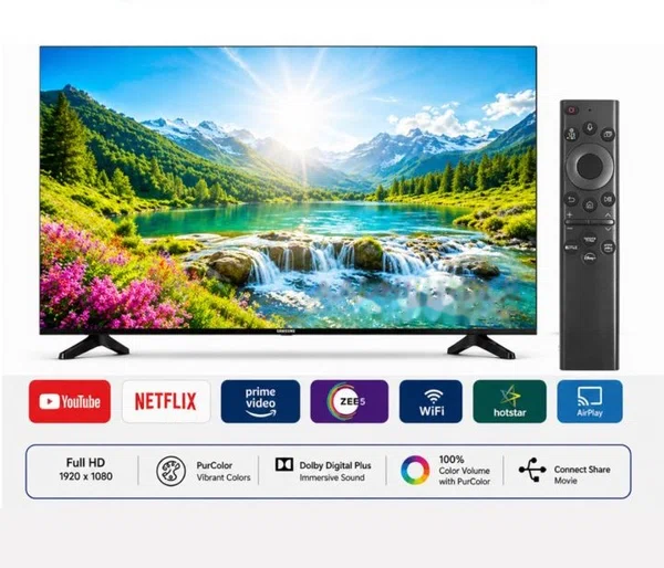 Samsung 43 Inch Full HD Smart TV with HDR10+ and Tizen OS (UA43F5550FUXXL)