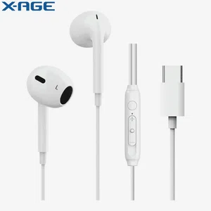 X-AGE ConvE Acoustic W5 Type-C Wired Earphones (XWE05) with Mic and Volume Control