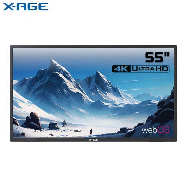 X-AGE 55 inch 4K UHD Smart WebOS LED TV (X55WOS) with Wi-Fi, 2 HDMI and 2 USB