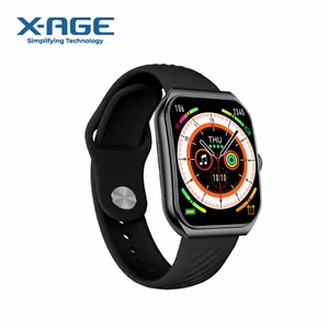X-AGE ARC Smart Watch with Bluetooth Calling, 2.02 inch Curved AMOLED Display and IP67 Waterproof