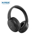 X-AGE ConvE Up Beat Fold 2 (XBH03) Foldable Bluetooth Headphones with ENC and 15 Hours Playtime image 4