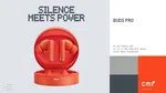 CMF by Nothing Buds Pro TWS Wireless Earbuds with ANC – Orange - Available at AfnoBazar Nepal