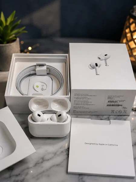 “AirPods Pro Style TWS Wireless Earbuds with Wireless Charging Case.” - Available at AfnoBazar Nepal
