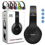 P47 Foldable Wireless Bluetooth Headset with Mic – 5.0+EDR - Available at AfnoBazar Nepal