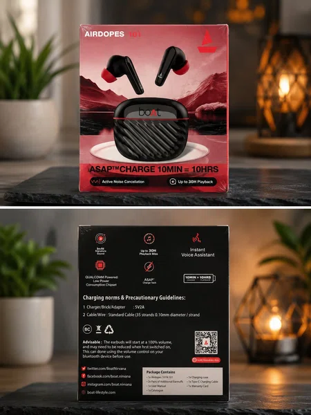 boAt Airdopes 101 True Wireless Earbuds (TWS) - Available at AfnoBazar Nepal