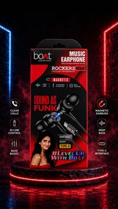 boAt Rockerz ZN54 Wired Earphones 🎧 - Available at AfnoBazar Nepal