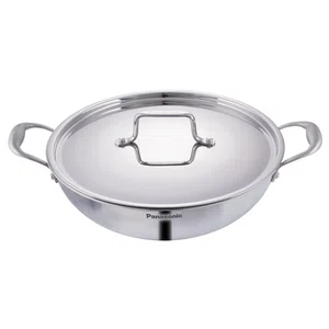 Panasonic ND-KA24SW 24CM/ 2.5L Triply IB Kadai with SS Lid