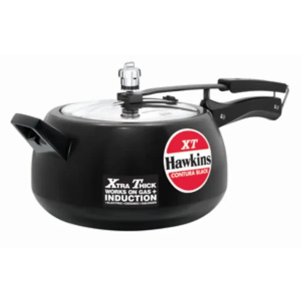 Hawkins 5.0 ltrs CXT50 Contura Black XT Induction Based Pressure Cooker