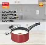 Prestige 36728 1.5 Ltr Non Stick Milk Pan IB with Glass Lid image 2