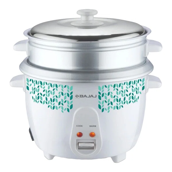 Bajaj 680103 RCX 1.8ltr Rice cooker Dlx Duo(Steamer)