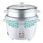 Bajaj 680103 RCX 1.8ltr Rice cooker Dlx Duo(Steamer) image 1