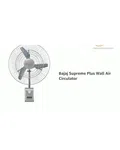 Bajaj 250527 Supreme Plus Air Circulator 450MM 18" Air Circulator Wall Fan image 2