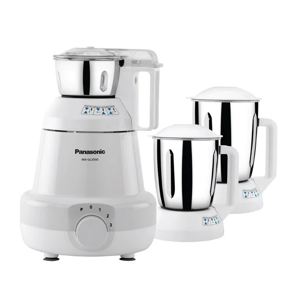 Panasonic 550W Mixer Grinder 3 Steel Jars MX-GC3550