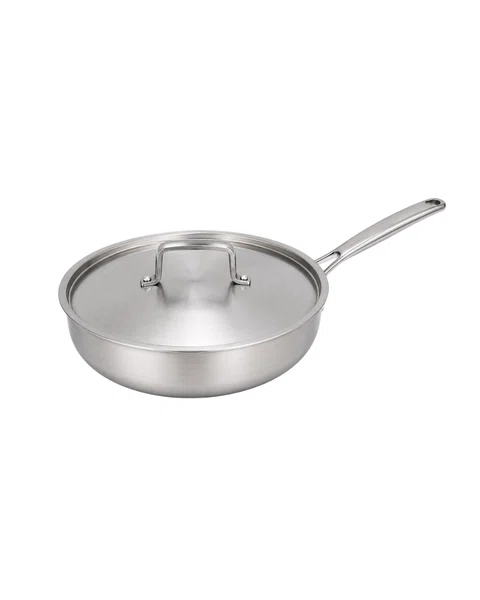 Panasonic Cookware ND-FL22SW 22CM Triply IB Frypan with SS Lid