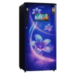 Akaritek 200 Litre Single Door Maroon Floral Refrigerator AK-RS200ME image 2