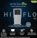 Symphony HiFlo 40 Personal Air Cooler with Powerful Blower, Honeycomb Pads, i-Pure Technology and Low Power Consumption image 3