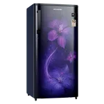 Akaritek 190 Litre Single Door Red Floral Refrigerator AK-RSG190BF - Available at AfnoBazar Nepal