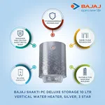 Bajaj 150770 Shakti PC Deluxe 10ltr Electric Geyser - Available at AfnoBazar Nepal