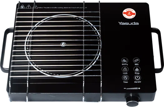 Yasuda 1 Burner Infra Cooker with Griller, 2000W YS-IFMT20G