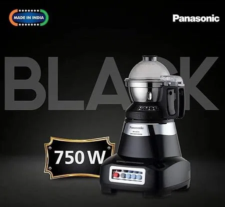Panasonic 750W Mixer Grinder 3 Steel jars (Black) Value Series MX-GE3750 - Available at AfnoBazar Nepal