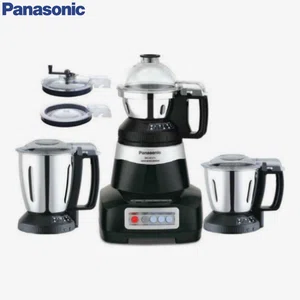 Panasonic Monster 750W Black Mixer Grinder with 3 Stainless Steel Jars, MX-AE375BLK - Available at AfnoBazar Nepal