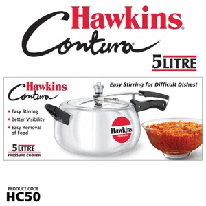 Hawkins 5.0 ltrs HC50 Contura Pressure Cooker - Available at AfnoBazar Nepal
