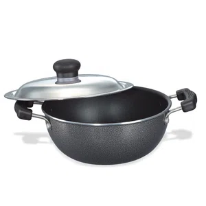 Prestige 30729 1.7 Ltr Non Stick Kadai with SS Lid - Available at AfnoBazar Nepal
