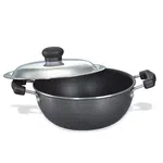 Prestige 30729 1.7 Ltr Non Stick Kadai with SS Lid - Available at AfnoBazar Nepal