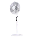 Yasuda Fan YS-ST870A 16" Stand Normal Speed Fan in Black (White and Black Color) image 1