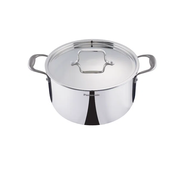 Panasonic ND-CP28SW 28CM/ 8.9L Triply IB Cookpot with SS Lid - Available at AfnoBazar Nepal