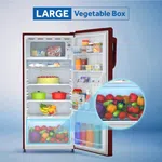 Yasuda 200 ltr Single Door Refrigerator YHDC200BRN image 4