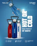 Yasuda 750 ml Vacuum Bottle Metallic Colour YS-CB750M image 3