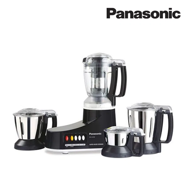 Panasonic MX-AC400 Black 550W 4 Jar Super Mixer Grinder - Available at AfnoBazar Nepal