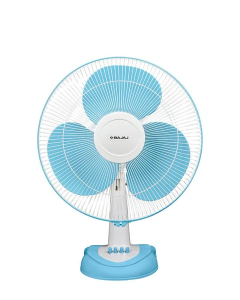 Bajaj Table Fan 251319 Esteem 400MM Icy Blue & White - Available at AfnoBazar Nepal