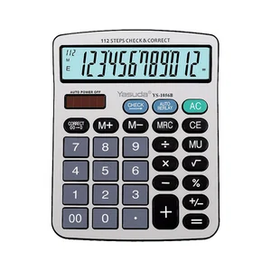 Yasuda 12 Digits Calculator YS-1056B - Yasuda Extra Large Localized Number Display Auto Power Off Function Digital Calculator