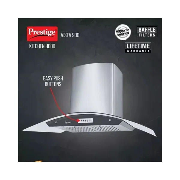 Prestige 41819 Kitchen Hood Vista 900 - Available at AfnoBazar Nepal