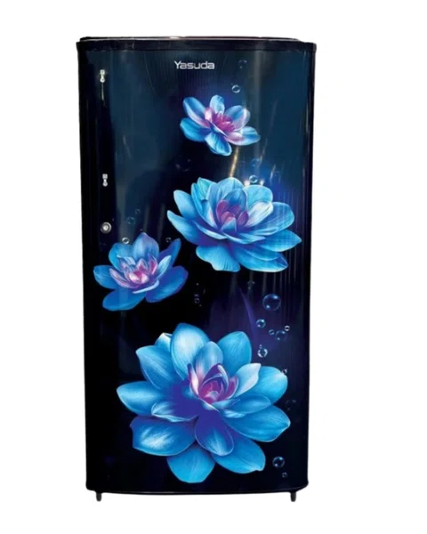 Yasuda YSDS200BLF 200ltr single door refrigerator floral blue