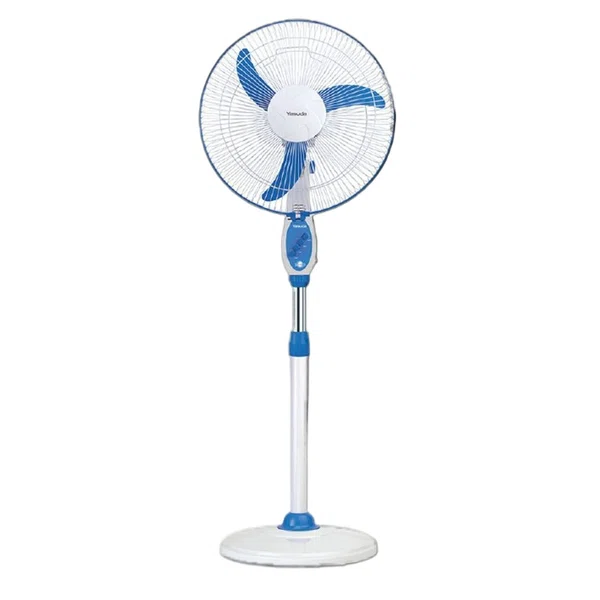 Yasuda 16" High Speed Stand Fan Blue and White YS-ST940H B