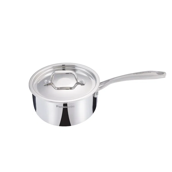 Panasonic ND-SP14SW 14CM/ 1L Triply IB Saucepan with SS Lid - Available at AfnoBazar Nepal