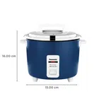 Panasonic SR-WA18H(SB) 1.8 Litre Electric Rice Cooker with Keep Warm Function (Blue) - Available at AfnoBazar Nepal