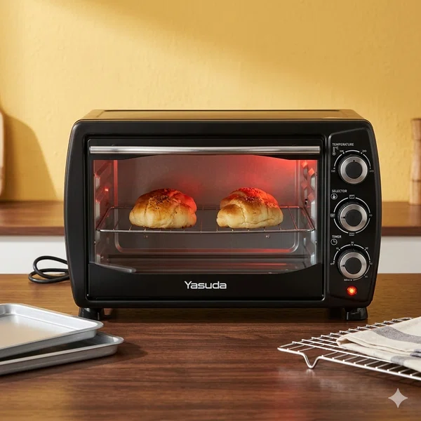 Yasuda OTG 18 ltrs 1380 Watts Oven Toaster Griller YS-OTG18