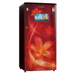 Akaritek 180 Litre Single Door Red Floral Refrigerator AK-RS180RE - Available at AfnoBazar Nepal