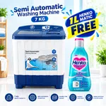Akaritek 7 Kg Semi Automatic Washing Machine AK-SAG70 - Available at AfnoBazar Nepal