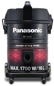 Panasonic 1700W Drum Vacuum with 16L Dust Capacity,8M Cord, Blower Function MC-YL631R147 - Available at AfnoBazar Nepal