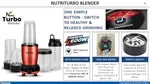 Panasonic Nutriturbo Hand Blender MX-GA5350-RR with 5 Jars Red - Available at AfnoBazar Nepal