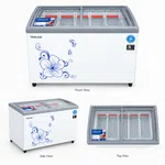 Yasuda Deep Freeze YS-350A 350 Litre Curved Glass Door image 2