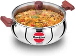 Hawkins 5 Litre Stainless Steel Induction Compatible Handi with Lid SSH50G - Available at AfnoBazar Nepal